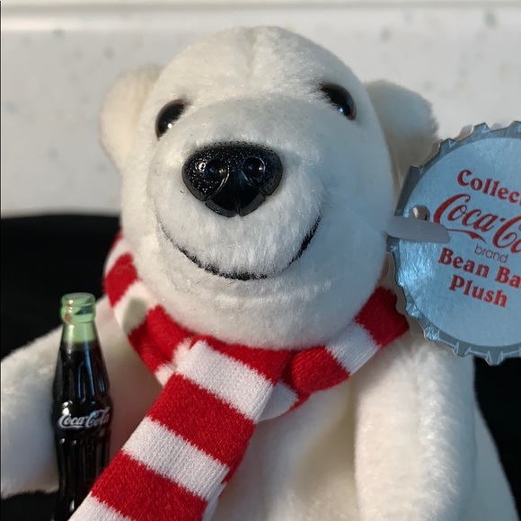 Vintage Coca Cola Polar Bear Plush - Picture 7 of 13